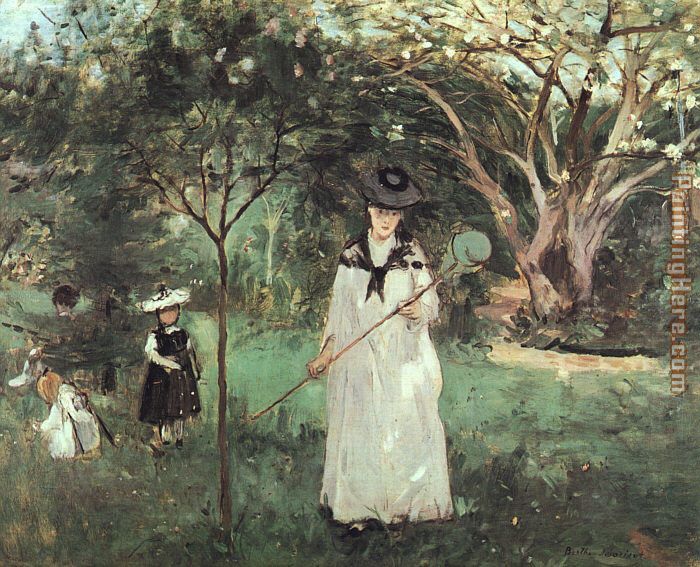 Berthe Morisot The Butterfly Chase